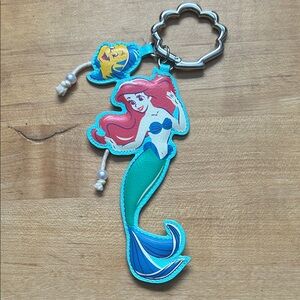 Vera Bradley Ariel and Flounder Bag Charm-Keychain